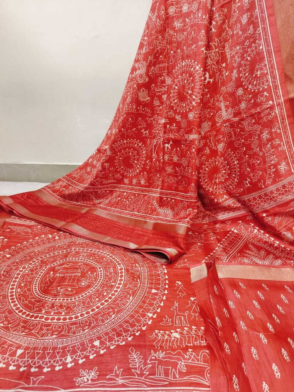 Aadi Saura Kachi Silk Saree Aadi Saura Kachi Silk Saree